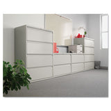 Lateral File, 2 Legal-letter-size File Drawers, Light Gray, 30" X 18" X 28"