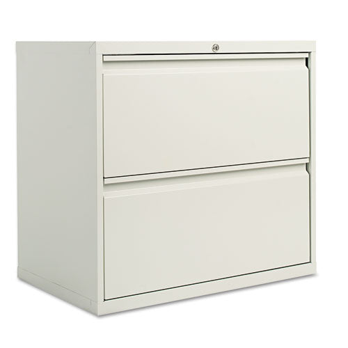 Lateral File, 2 Legal-letter-size File Drawers, Light Gray, 30