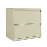 Lateral File, 2 Legal-letter-size File Drawers, Putty, 30" X 18" X 28"