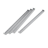 Two Row Hangrails For Alera 30" And 36" Wide Lateral Files, Aluminum, 4-pack