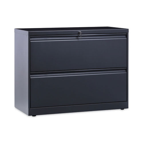 Lateral File, 2 Legal-letter-a4-a5-size File Drawers, Charcoal, 36