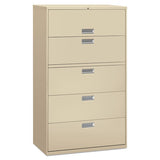 Lateral File, 2 Legal-letter-size File Drawers, Light Gray, 36" X 18" X 28"