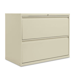 Lateral File, 2 Legal-letter-size File Drawers, Putty, 36" X 18" X 28"