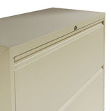 Lateral File, 2 Legal-letter-size File Drawers, Putty, 36" X 18" X 28"