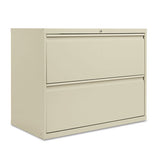 Lateral File, 2 Legal-letter-size File Drawers, Putty, 36" X 18" X 28"