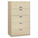 Lateral File, 3 Legal-letter-a4-a5-size File Drawers, Light Gray, 36" X 18" X 39.5"