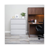 Lateral File, 3 Legal-letter-a4-a5-size File Drawers, Light Gray, 36" X 18" X 39.5"