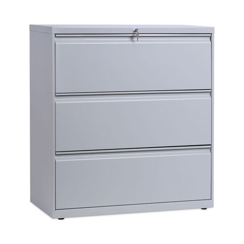 Lateral File, 3 Legal-letter-a4-a5-size File Drawers, Light Gray, 36