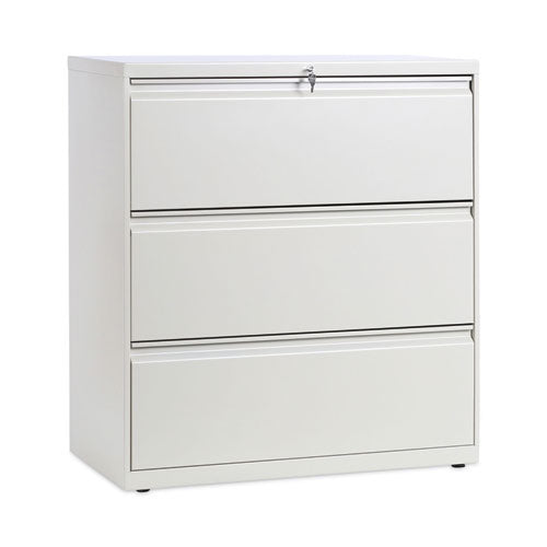 Lateral File, 3 Legal-letter-a4-a5-size File Drawers, Putty, 36