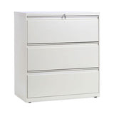 Lateral File, 3 Legal-letter-a4-a5-size File Drawers, Putty, 36" X 18" X 39.5"