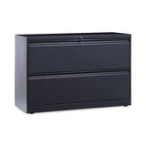 Lateral File, 2 Legal-letter-size File Drawers, Charcoal, 42" X 18" X 28"