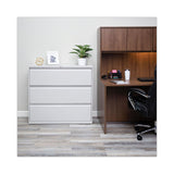 Lateral File, 3 Legal-letter-a4-a5-size File Drawers, Light Gray, 42" X 18" X 39.5"