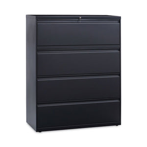 Lateral File, 4 Legal-letter-a4-a5-size File Drawers, Charcoal, 42" X 18" X 52.5"