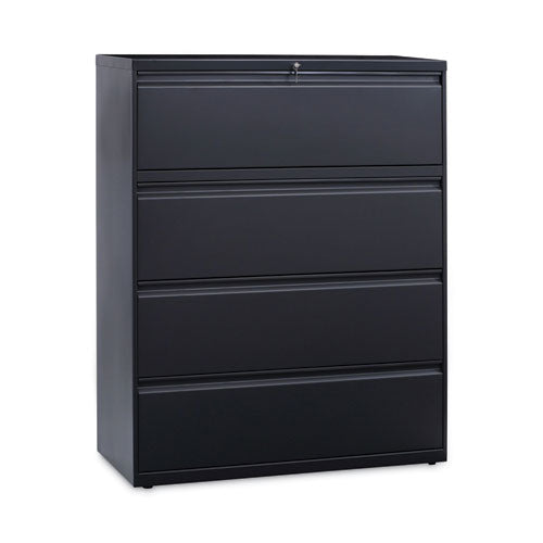 Lateral File, 4 Legal-letter-a4-a5-size File Drawers, Charcoal, 42