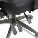 Alera Wrigley Series High Performance Mid-back Multifunction Task Chair, Up To 275 Lbs, Black Seat-back, Black Base