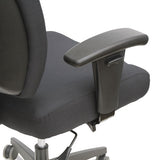 Alera Wrigley Series High Performance Mid-back Synchro-tilt Task Chair, Supports Up To 275 Lbs, Black Seat-back, Black Base