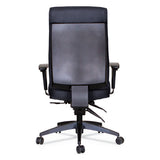 Alera Wrigley Series 24-7 High Performance High-back Multifunction Task Chair, Up To 300 Lbs, Black Seat-back, Black Base