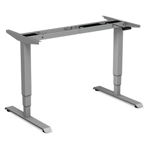 Adaptivergo 3-stage Electric Table Base W-memory Controls, 25" To 50.7", Gray