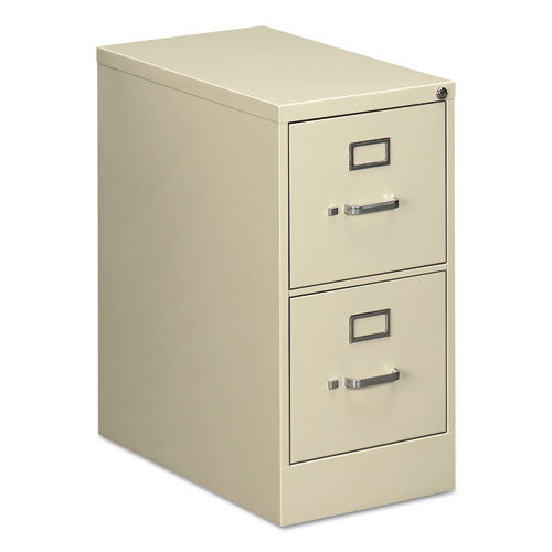 Two-drawer Economy Vertical File, 2 Letter-size File Drawers, Putty, 15