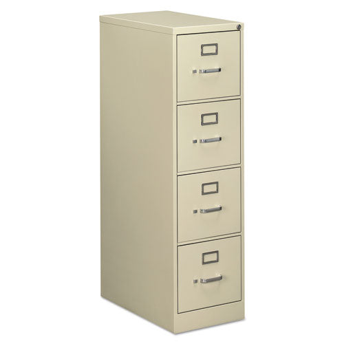 Economy Vertical File, 4 Letter-size File Drawers, Putty, 15