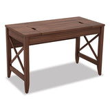 Sit-to-stand Table Desk, 47.25w X 23.63d X 29.5 To 43.75h, Modern Walnut