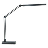 Adjustable Led Desk Lamp, 3.25"w X 6"d X 21.5"h, Black