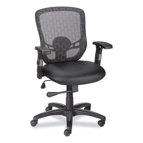 Alera Linhope Chair, Supports Up To 275 Lb, Black Seat-back, Black Base
