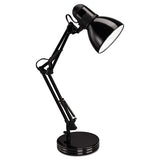 Architect Desk Lamp, Adjustable Arm, 6.75"w X 11.5"d X 22"h, Black