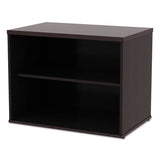 Alera Open Office Low Storage Cab Cred, 29 1-2w X 19 1-8d X 22 7-8h, Espresso
