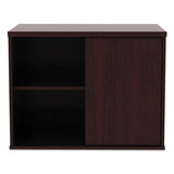 Alera Open Office Low Storage Cab Cred, 29 1-2w X 19 1-8d X 22 7-8h, Mahogany