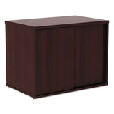 Alera Open Office Low Storage Cab Cred, 29 1-2w X 19 1-8d X 22 7-8h, Mahogany