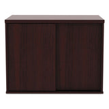 Alera Open Office Low Storage Cab Cred, 29 1-2w X 19 1-8d X 22 7-8h, Mahogany
