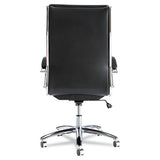 Alera Neratoli High-back Slim Profile Chair, Supports Up To 275 Lbs, Black Seat-black Back, Chrome Base