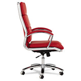 Alera Neratoli High-back Slim Profile Chair, Supports Up To 275 Lbs, Red Seat-red Back, Chrome Base