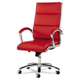 Alera Neratoli High-back Slim Profile Chair, Supports Up To 275 Lbs, Red Seat-red Back, Chrome Base