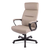 Alera Oxnam Series High-back Task Chair, Supports Up To 275 Lbs, 17.56" To 21.38" Seat Height, Tan Seat-back, Black Base