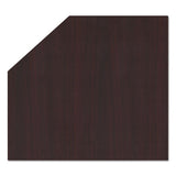 Alera Reception Lounge 700 Series Gang Table, Corner, 27 1-2 X 27 1-2, Mahogany