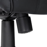 Alera Strada Series High-back Swivel-tilt Top-grain Leather Chair, Supports Up To 275 Lbs, Black Seat-black Back, Black Base