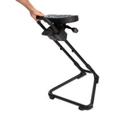Alera Ss Series Sit-stand Adjustable Stool, Black-black, Black Base