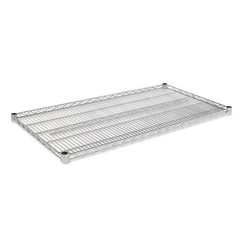 Industrial Wire Shelving Extra Wire Shelves, 48w X 24d, Silver, 2 Shelves-carton