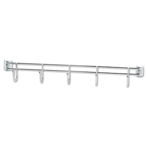 Hook Bars For Wire Shelving, Five Hooks, 24