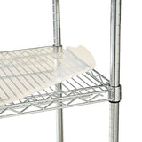 Shelf Liners For Wire Shelving, Clear Plastic, 36w X 18d, 4-pack