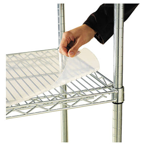 Shelf Liners For Wire Shelving, Clear Plastic, 36w X 18d, 4-pack