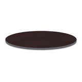 Reversible Laminate Table Top, Round, 35 3-8w X 35 3-8d, Medium Cherry-mahogany