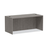 Alera Valencia Series Straight Front Desk Shell, 59.13" X 29.5" X 29.63", Gray