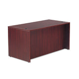 Alera Valencia Series Straight Desk Shell, 59.13w X 29.5d X 29.63h, Mahogany