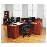 Alera Valencia Series Straight Desk Shell, 71w X 35.5d X 29.63h, Medium Cherry
