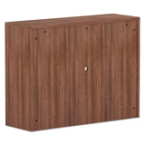 Alera Valencia Series Hutch, 3 Compartment, 47.13w X 15d X 35.38h, Modern Walnut