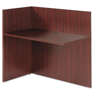 Alera Valencia Reversible Reception Return, 44 1-8w X 23 5-8d X 41 1-2h, Mahogany