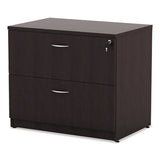 Alera Valencia Series Two Drawer Lateral File, 34w X 22.75d X 29.5h, Cherry